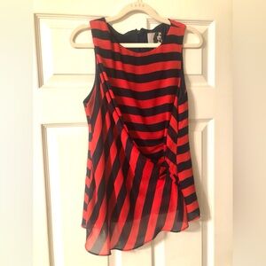 Coconinno, Red & Blue Striped Tank.